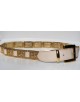 Ceinture VERSACE beige dorée