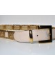 Ceinture VERSACE beige dorée