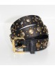 Ceinture SONIA RYKIEL noire "clous"