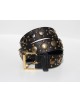 Ceinture SONIA RYKIEL noire "clous"