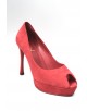 Escarpins YSL suede rouges taille 37