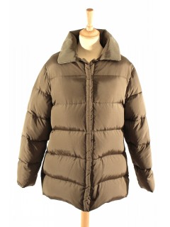 Doudoune Moncler taille 2 marron taupe