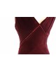 Robe Ralph Lauren taille 36 velours bordeaux