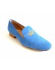 Slippers Church's en daim bleu taille 37