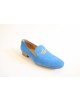 Slippers Church's en daim bleu taille 37