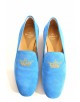 Slippers Church's en daim bleu taille 37