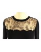Robe Valentino noire taille M dentelle