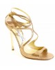 Sandales Jimmy Choo taille 39,5 cuir or