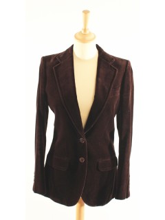 Veste Chloé velours marron taille 38