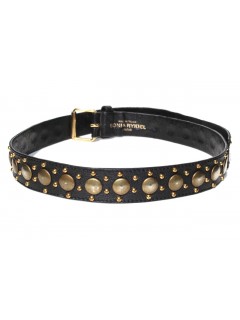 Ceinture SONIA RYKIEL noire "clous"