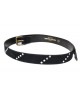 Ceinture SONIA RYKIEL noire strass suede