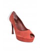 Escarpins YSL  "brique" suede taille 37