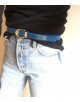 Ceinture bleue Louis Vuitton 