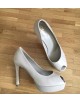 Escarpins YSL gris clair taille 37