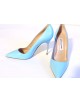 Escarpins Manolo Blahnik bleu taille 37,5